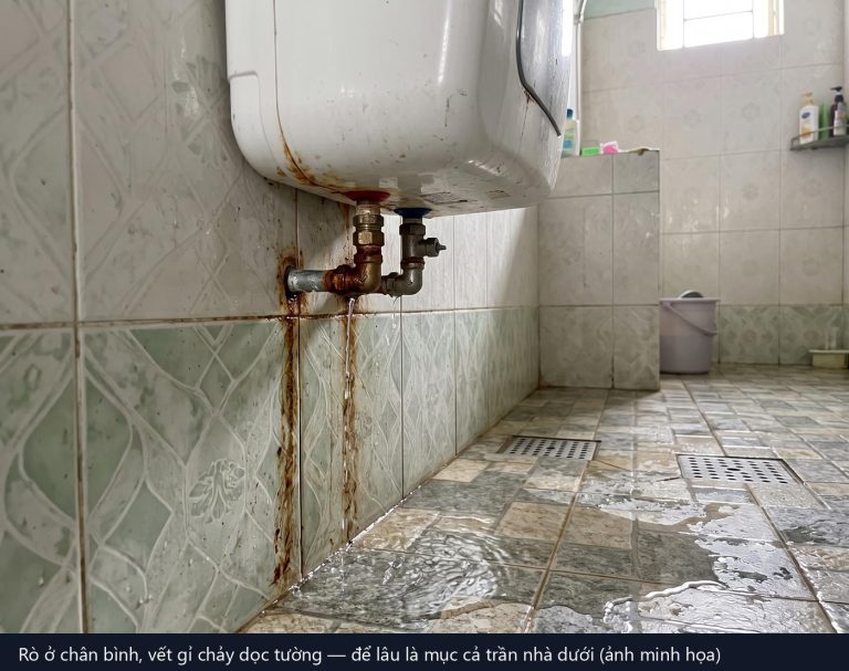 🚿 Bình nóng lạnh hỏng